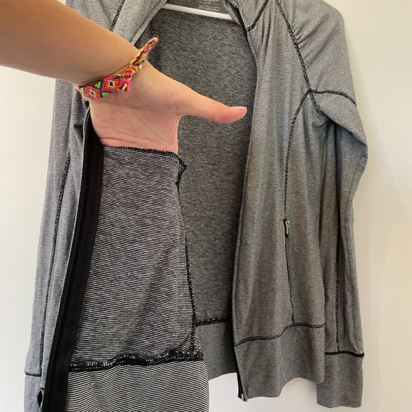 GREY GAP BODY DEFINE JACKET - Picture 4 of 8